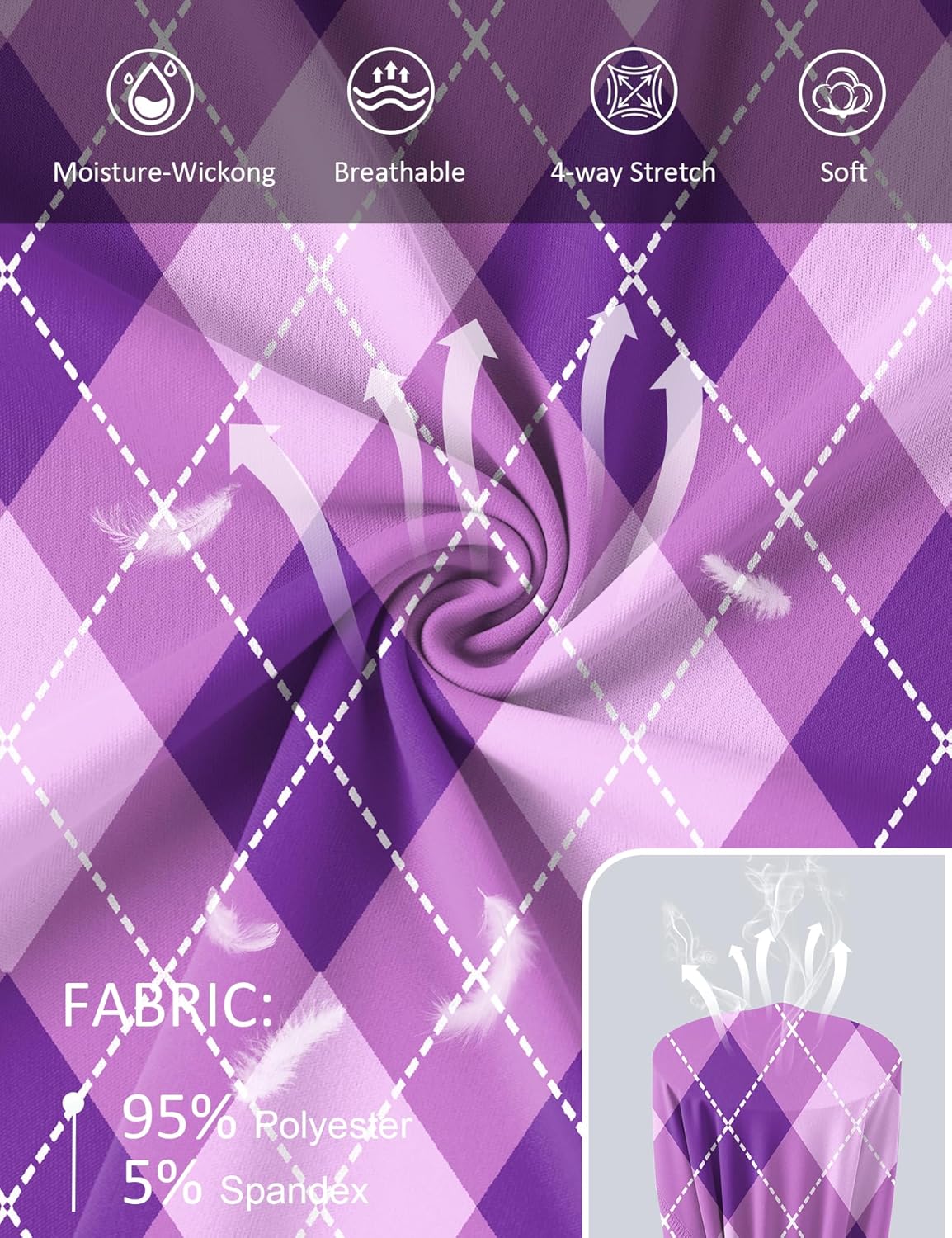 Women UPF 50+ UV Shirts Long Sleeve with Thumb Holes Workout Sun Shirt Quick Dry Athletic Hiking--Black