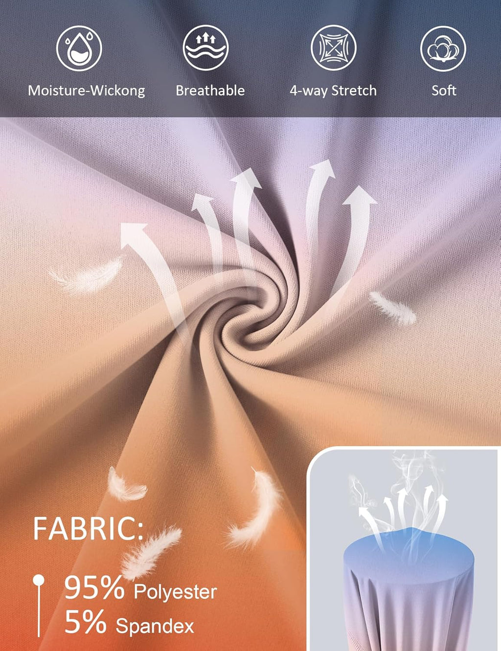 Women UPF 50+ UV Shirts Long Sleeve with Thumb Holes Workout Sun Shirt Quick Dry Athletic Hiking--Black